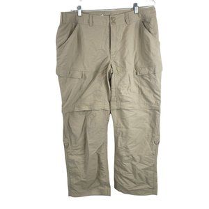 The North Face 16 Short/Court Women's Outdoors Hiking Convertible Khaki Pants